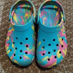 CROCS Marbled Tie Dyed youth